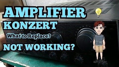 How to repair Amplifier blackout / replacing output transistors| video#10