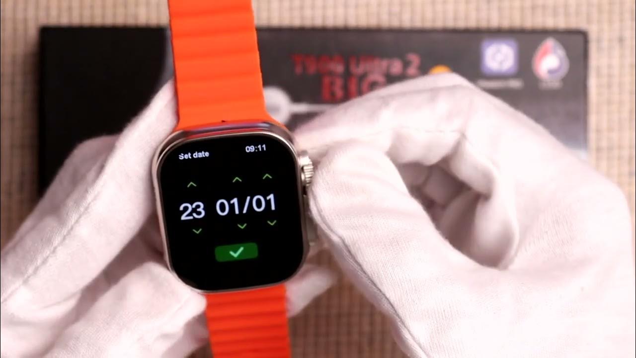 how-to-smart-watch-t900-ultra-2-set-date-youtube