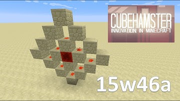 Minecraft Snapshot 15w46a Redstone Block Behavior Change (Has Been Resolved)