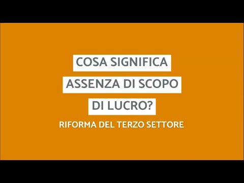 Video: Regole del lavoro retribuito a scopo di lucro?