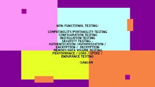 Non Functional Testing || Performance Testing | Security Testing | Memory Testing