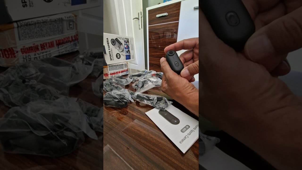 4k Sports kamera kutu açılımı