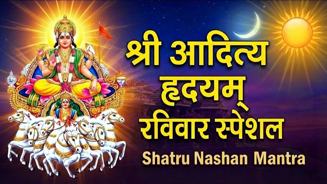 आदित्य हृदय स्तोत्र | Aditya Hrudayam Stotram Powerful Mantra for Victory & Success | Sunday Special