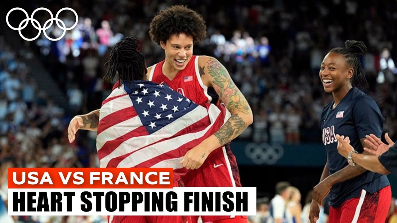 USA vs France A'ja Wilson Leads NailBiting Victory for 8th Straight