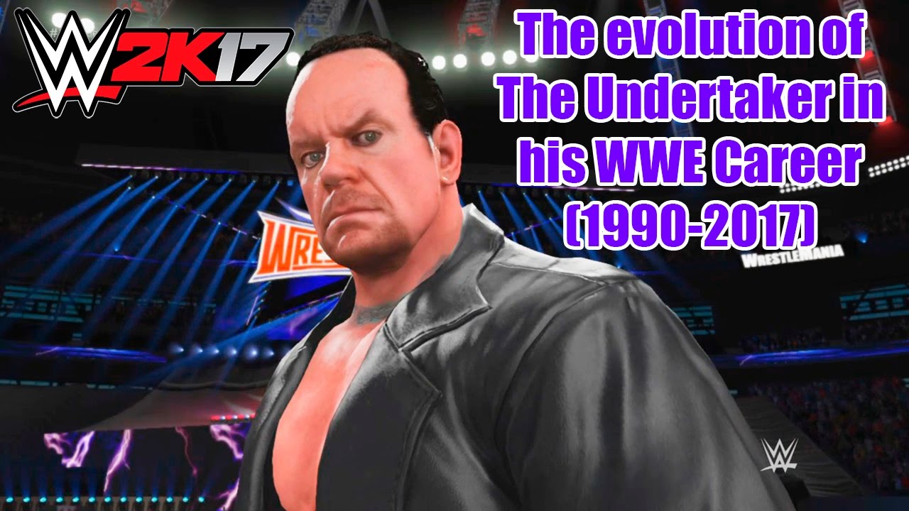 WWE 2K17-The evolution of The Undertaker in his WWE Career (1990-2017) 