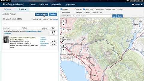 Downloading Data from the USGS National Map for use in Terraform