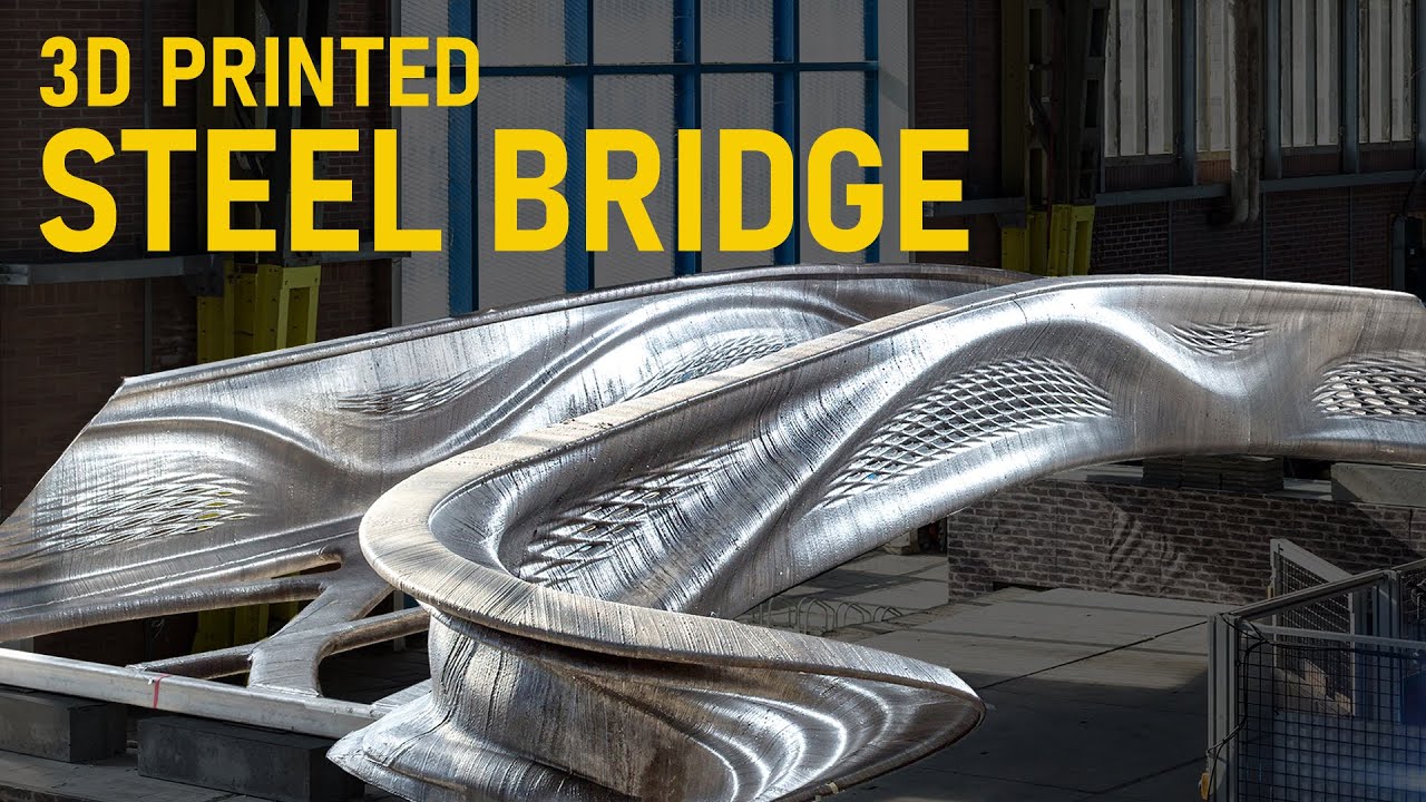 3D Printing A Steel Bridge in Amsterdam