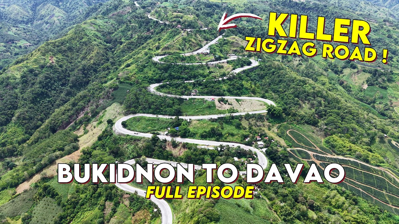 The Most Beautiful & Dangerous Zigzag Road in Mindanao