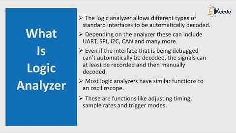 Logic Analyzer | System Integration Testing and Debugging Methodology | Embedded System & RTOS