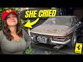 Granddaughter Sees Deceased Grandfathers $1,000,000 Ferrari CLEANED For The First Time in YEARS!