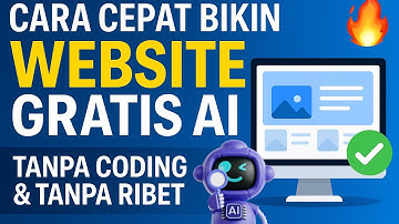 Cara Cepat Bikin Website Gratis Pakai AI 2025 | Tanpa Coding & Tanpa Ribet