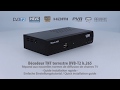 Décodeur TNT HD Strom 505 H 265 Guide Installation Facile 