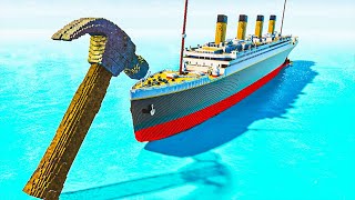 Giant Spinning Hammer vs Ships Teardown