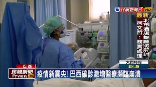疫情新震央! 巴西確診激增醫療瀕臨崩潰－民視新聞