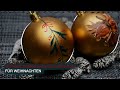 Ich bemale das erste Mal selbst Weihnachtsbaumkugeln für Weihnachten! - DIY Weihnachtsbaumkugeln