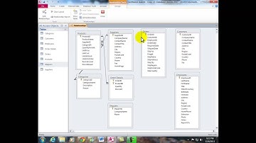 Access 2010 - joining tables, creating relationships