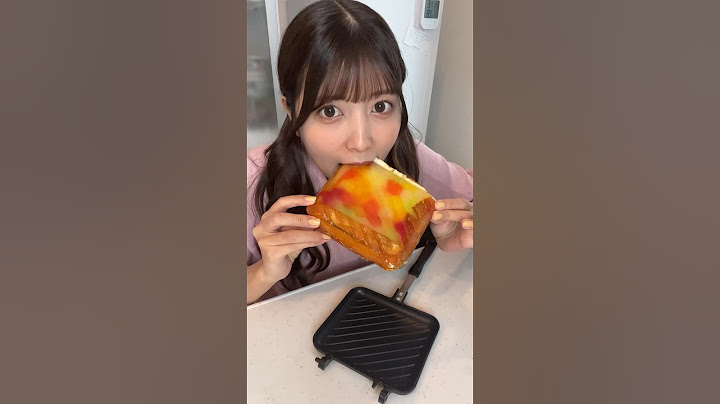 【SNS映え】パリパリ飴パンホットサンド作ってみた結果...🍬🍞#shorts