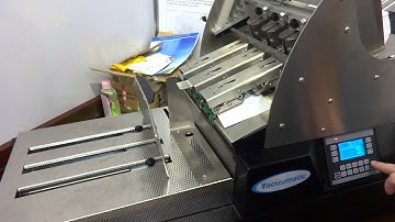 Friction feeder - Vacuumatic TCF - Counting Customer envelopes Part 6