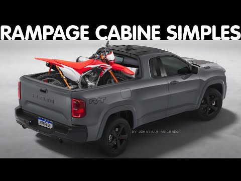 PHOTOSHOP Nova Ram Rampage R/T Cabine Simples RENDER
