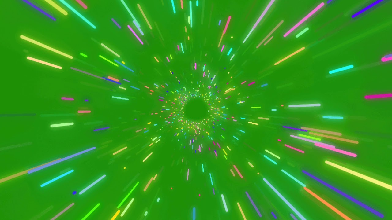 SPACE LOOP Animation Green Screen(FREE TO USE)