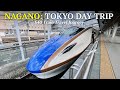 $40 Day Trip from TOKYO Exploring NAGANO, Japan | Shinkansen, Street Food, Hot Spring