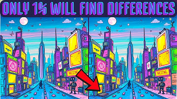 🔍 Can You Find the 7 Hidden Differences?  | Test Your Observation Skills