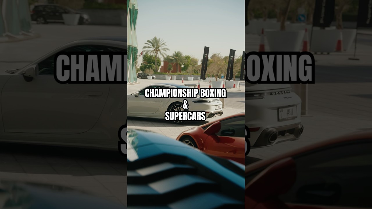 SCM members gathered for an evening of championship boxing, supercars, and good company.