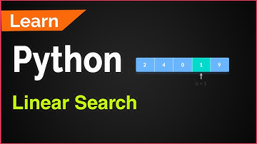 01#   البحث الخطي - Linear Search