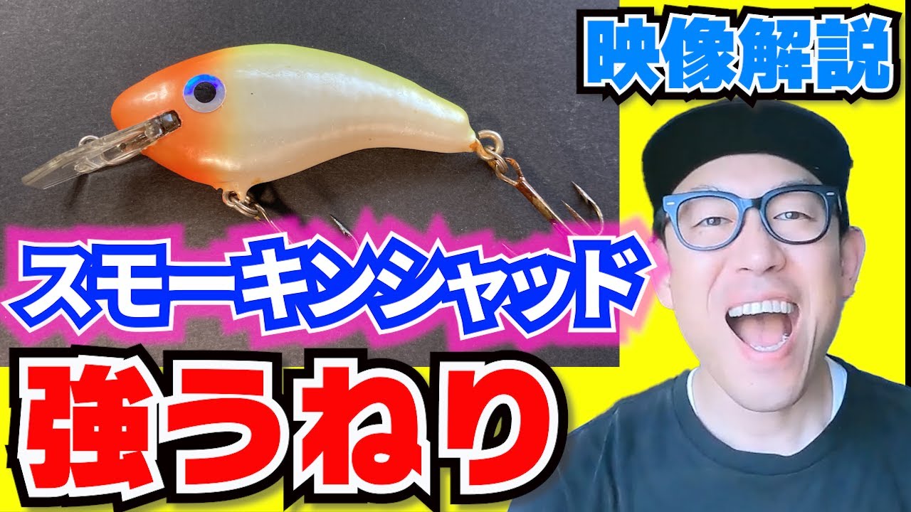 スタンフォードルアーズ シャロースモーキンシャッド クランクベイト 初期リップ スタンフォードルアーズ スモーキンシャッド(SSS)の初期型と後期型
