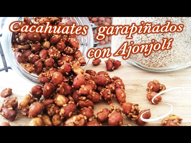 Caramelized Peanuts with Sesame | Cocina & Vida Saludable - YouTube