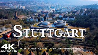 STUTTGART 🇩🇪 Drone Aerial 4K 2024 Drohne | Baden-Württemberg Germany Deutschland