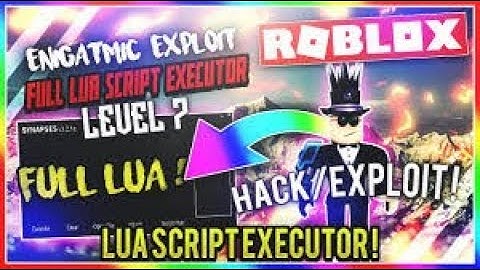 ROBLOX EXPLOIT FULL LUA EXECUTOR TRIAL ENIGMATIC FREE GRAB KNIFE AND MORE!