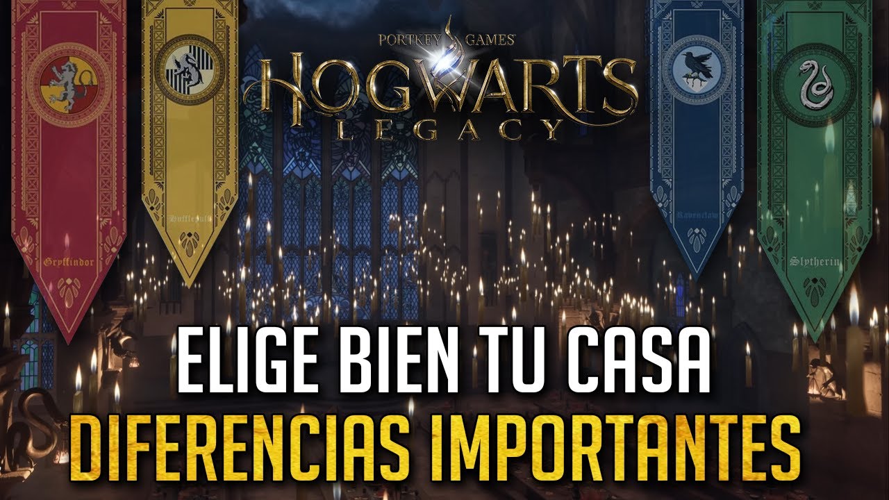 COMO ELEGIR LA MEJOR CASA PARA TI | DIFERENCIAS | HOGWARTS LEGACY ESPAÑOL -  YouTube