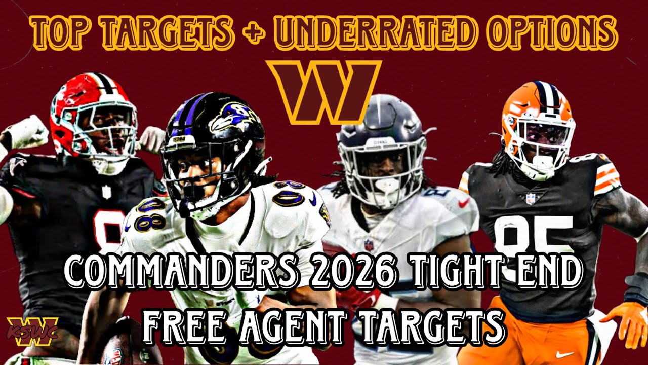 В турнире Commanders 2026 на позиции тайт-энда среди свободных агентов: лучшие кандидаты и недооц...