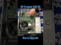 Hp Prodesk 400 G9 How to Upgrade M.2 Pcie Nvme SSD #disassembly #replace #upgrade