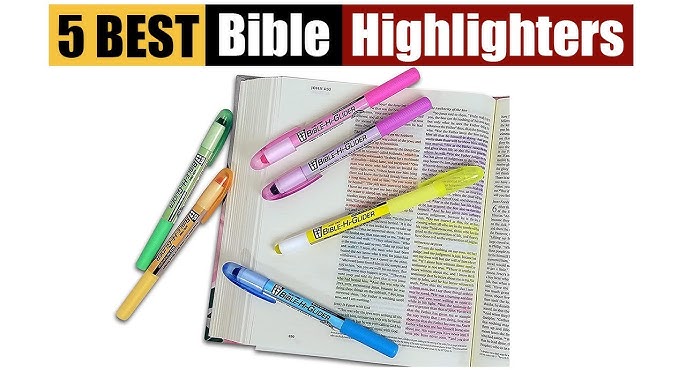 Aesthetic Highlighters Bible Highlighters And Pens No Bleed - Temu