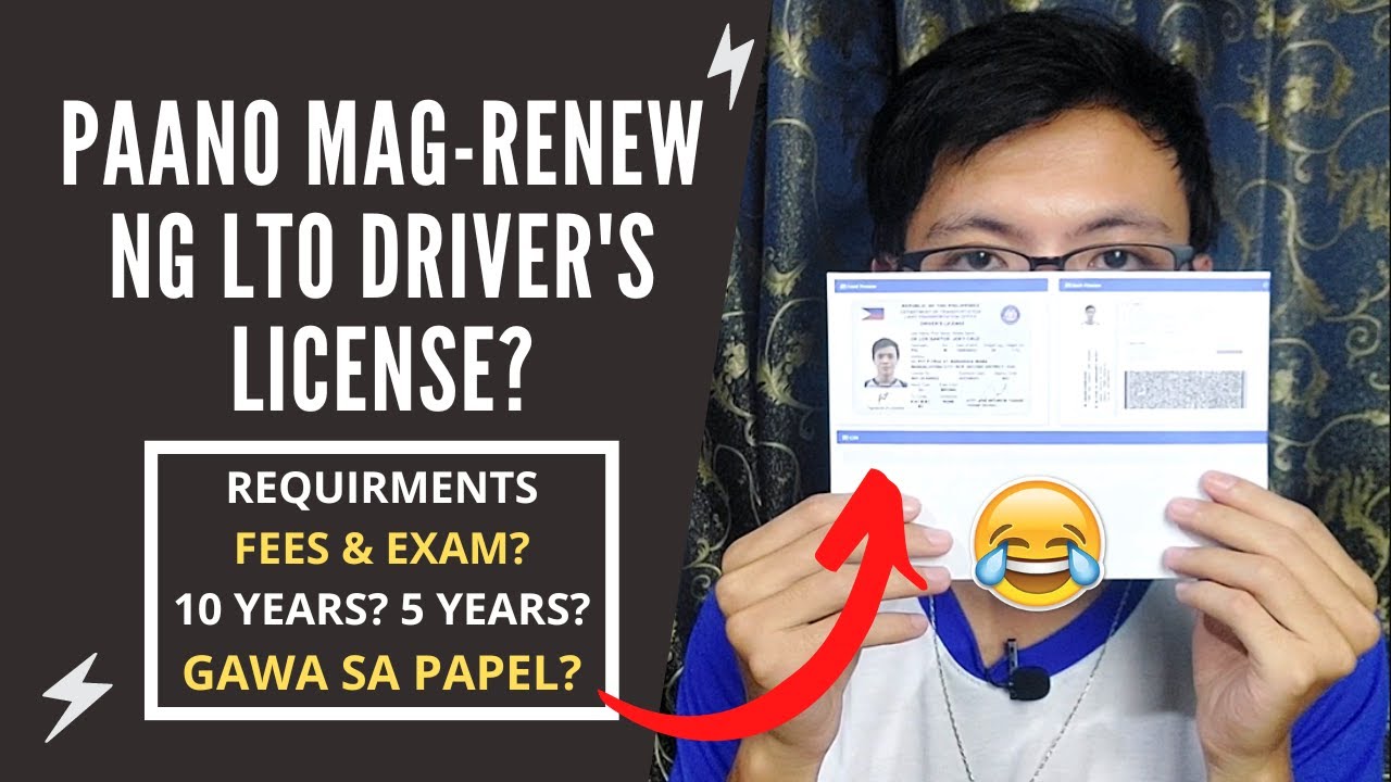 How to RENEW LTO Driver's License Renewal YouTube
