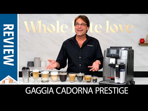 Review Gaggia Cadorna Prestige Super Automatic Espresso Machine 