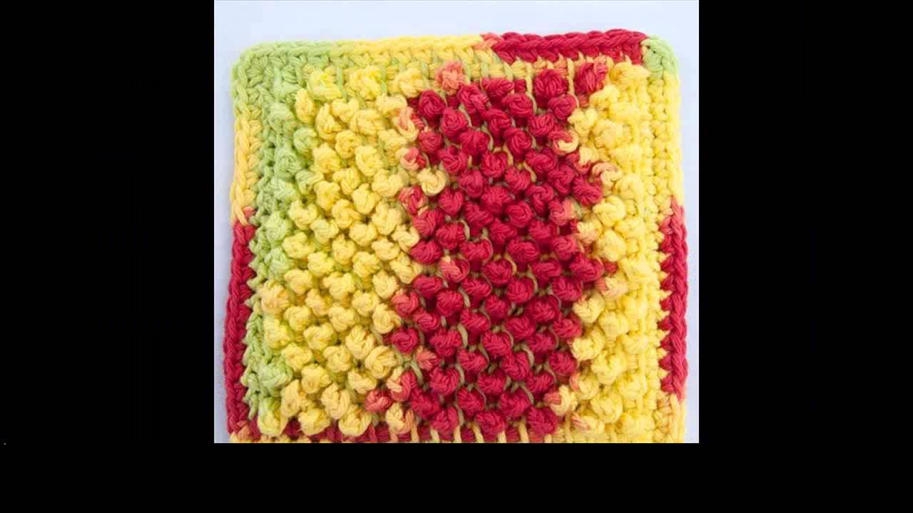 crochet dishcloth beginner YouTube
