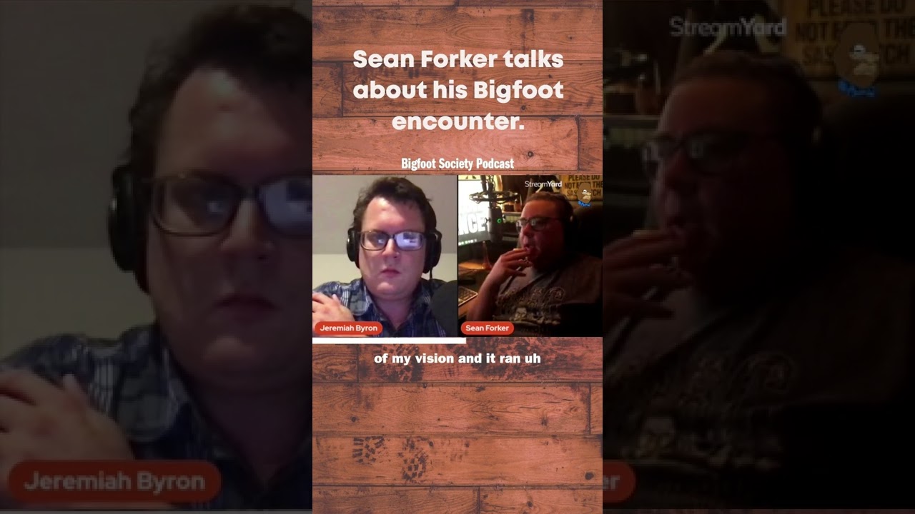Sean Forker talks about his Bigfoot encounter.
