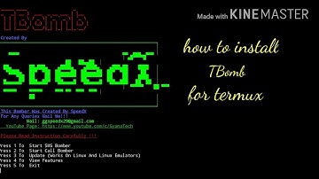 how to install Tbomb with Termux no root sms bombing and coll bombing