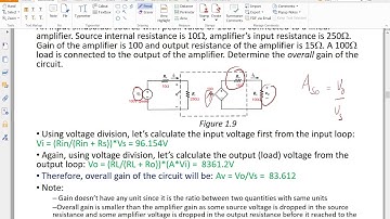 Linear Integrated Circuits - Chapter 1 - Complete Amplifier Model and Cascading