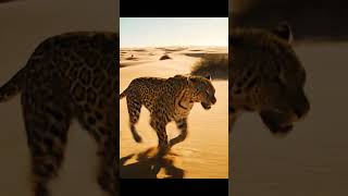 A desperate cheetah is running in the desert #animalworld #wildlife #cheetahcamp #forestfolks