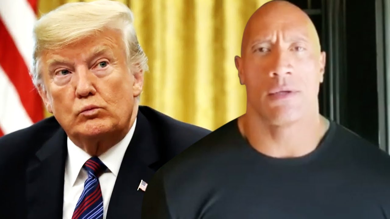 Dwayne Johnson CALLS OUT President Trump in PASSIONATE Message