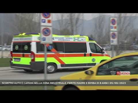 SCONTRO AUTO E CAMION NELLA ZONA INDUSTRIALE, FERITE MADRE E BIMBA DI 8 ANNI | 05/09/2023