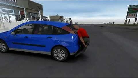 Virtual CRASH 4 | 4K UHD Video | Rear-End Pedestrian Impact