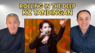 FIRST TIME HEARING Rolling In The Deep by KZ Tandingan REACTION