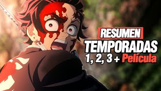 Todo Kimetsu No Yaiba al Detalle en 1 VIDEO | Resumen Completo T1,2,3