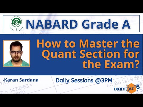 How to Prepare Quant for NABARD Grade A 2021? | Tips and Tricks | By Karan Sardana