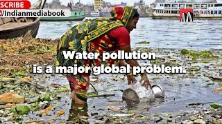 Water pollution accounts for the deaths of 1.8 million people in a
year.